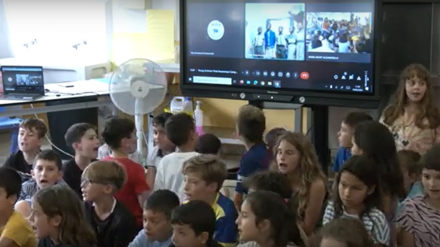 Un proyecto sensibiliza sobre el uso del agua a alumnos de primaria de Cataluña y Nigeria