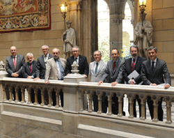 Presentació del comunicat el dia 30 d'abril, a l'edifici històric de la UB