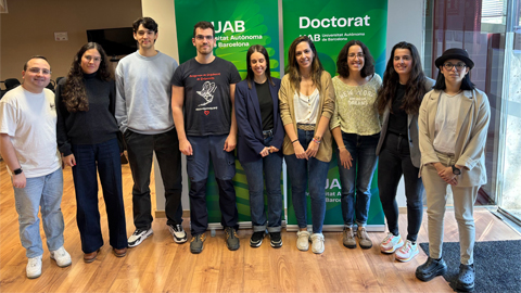 Finalistes del concurs «Tesi en 4 minuts» que presentaran la seva tesi el proper 8 de maig de 2