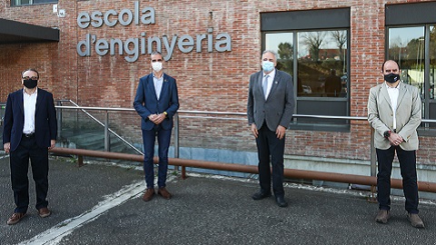 Ernest Valveny, David Ferrer, Javier Lafuente i Ramon Vilanova