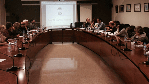 Trobada amb Emma Webb, responsable de Coursera a Europa