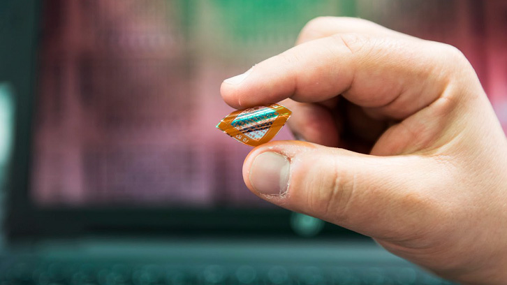 Un xip electrònic flexible de grafè