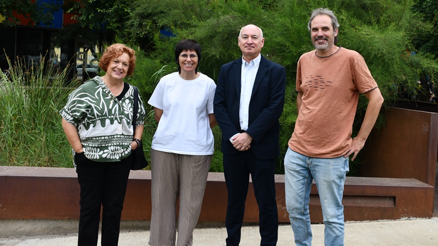 Ingeborg Porcar, Cristina Rodríguez, Andrés Chamarro i Carles Xifra