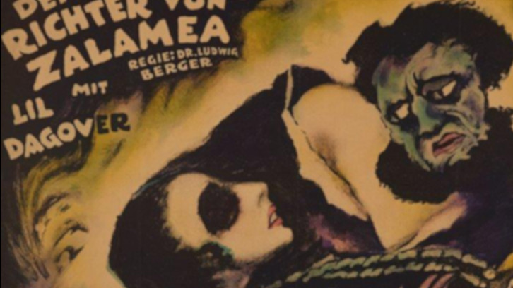 Cartel de Josef Fenneker para Der Richter von Zalamea 