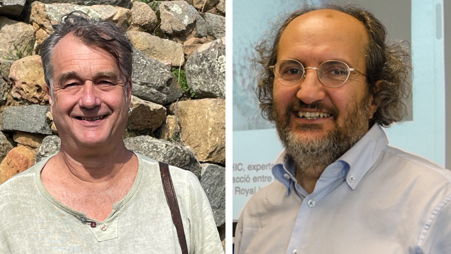 Roberto Risch (esquerra) i Marco Armiero