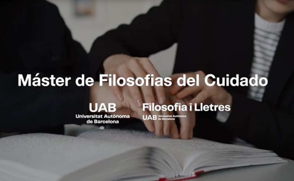Imatge del Video del Màster en Filosofies de la Cura