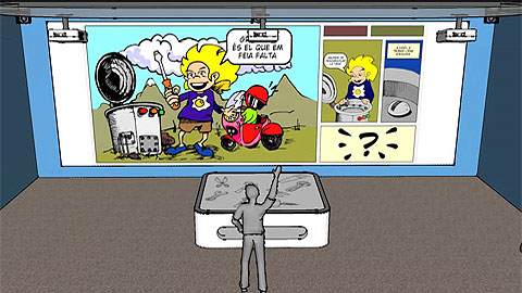 El living lab del CVC permetrà als més petits la creació de comptes