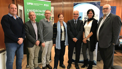 La UAB signa un conveni amb el BM Granollers per tutelar estudiants esportites