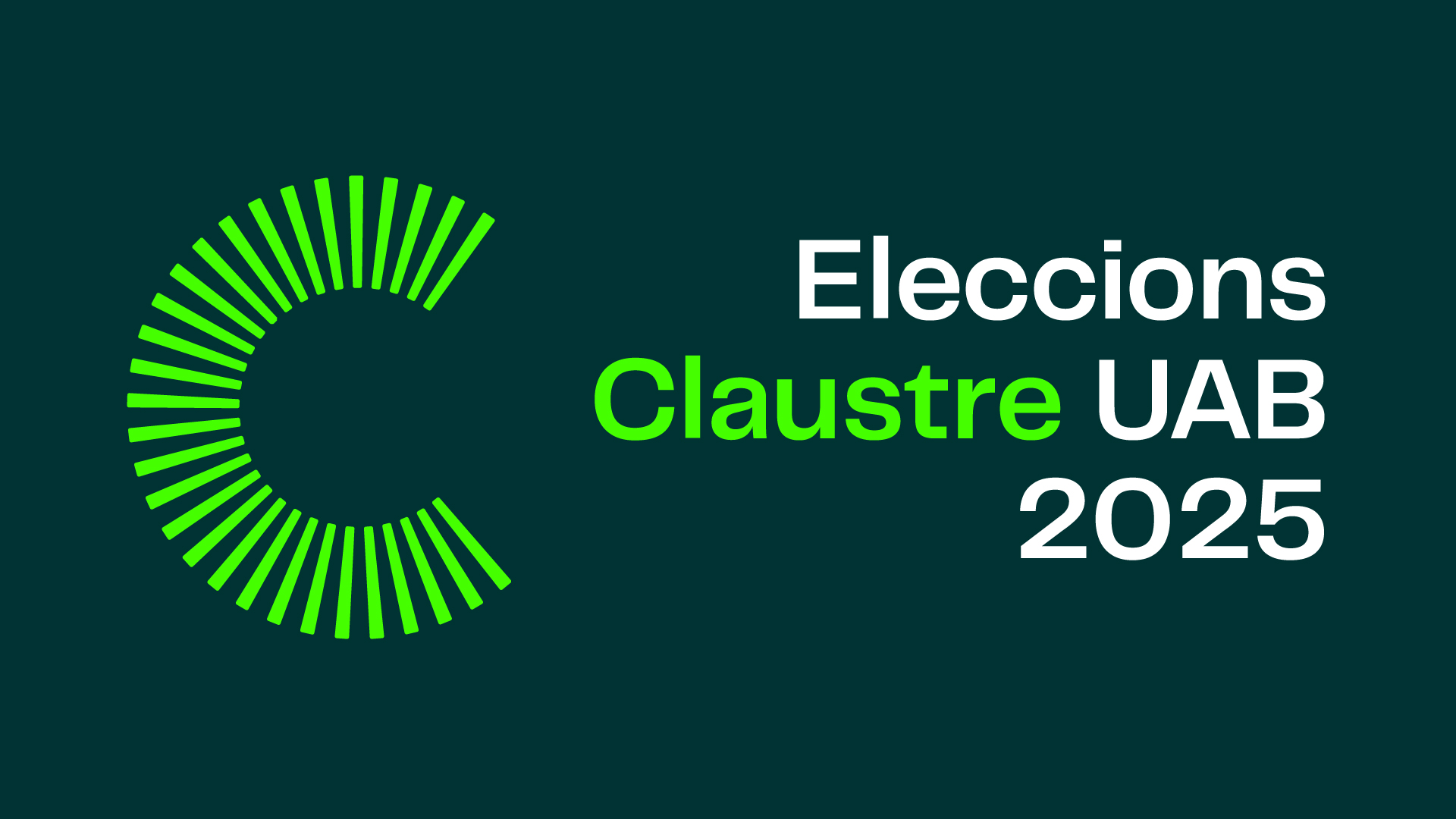 Eleccions al Claustre 2025