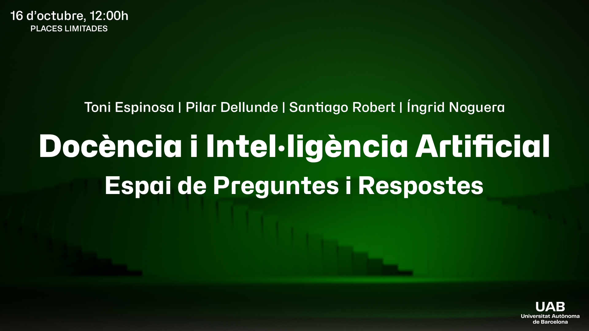 DocèncIA: primera sessió de preguntes i respostes sobre docència i intel·li