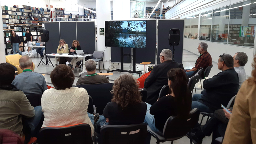 Moment de la jornada «10 anys de trajectòria compartida» del Campus d'Arqueologia i d
