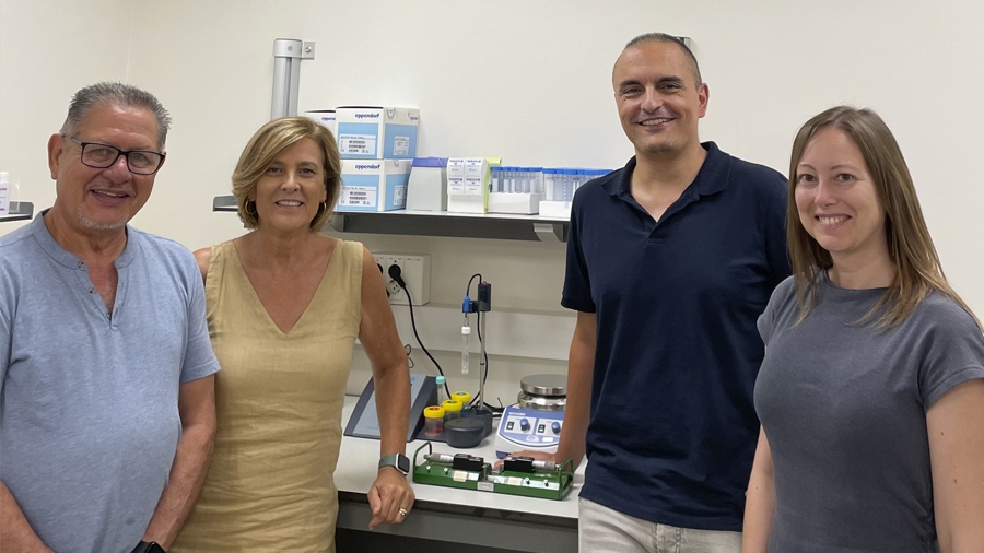 part de l'equip que ha participat a l'estudi: René Delgado-Hernández, Belén