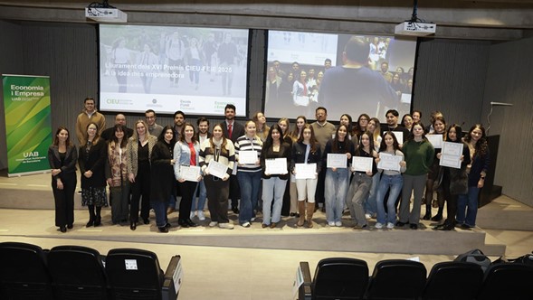 Recollida dels premis CIEU 2025