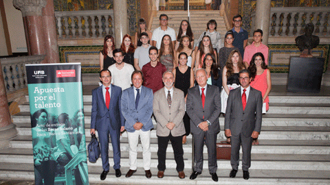 Acte de lliurament de les Beques-Salari Ítaca del 2014