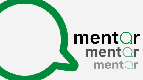 Logo del programa Mentoria a la facultat d'Economia