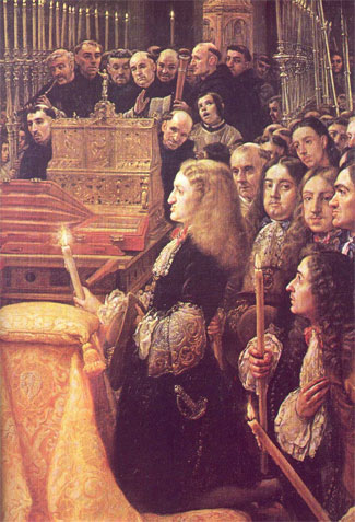 Cortesans, Cort de Carlos II